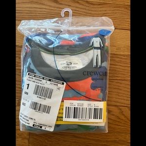 NWT J Crew kids camo pajamas size 8